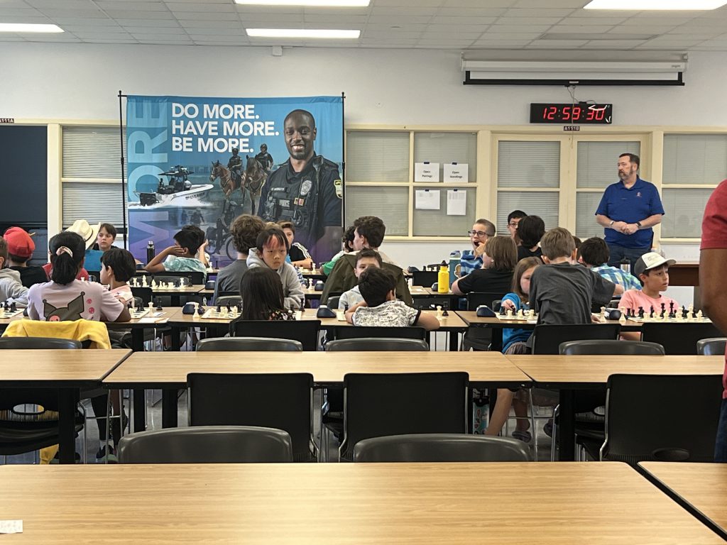 chess tournament at police training center